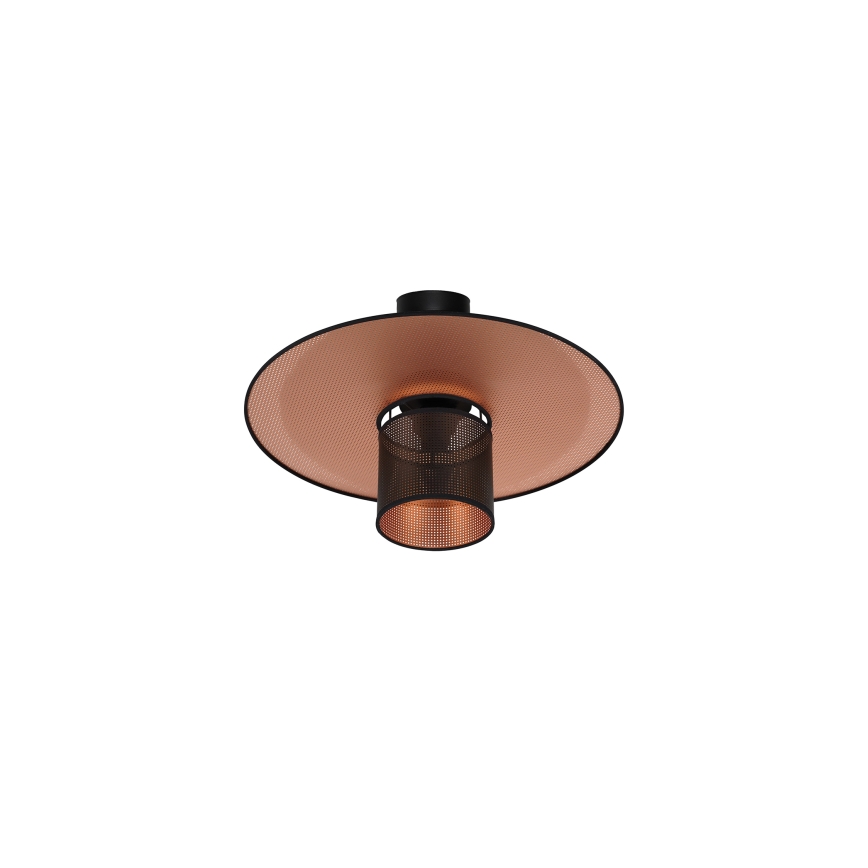 Duolla - Surface-mounted chandelier TOKYO SHINY 1xE27/15W/230V d. 50 cm black/copper