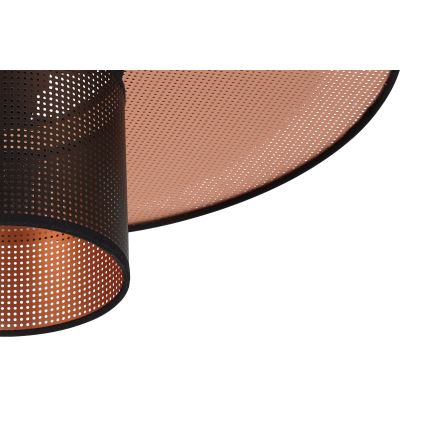 Duolla - Surface-mounted chandelier TOKYO SHINY 1xE27/15W/230V d. 50 cm black/copper