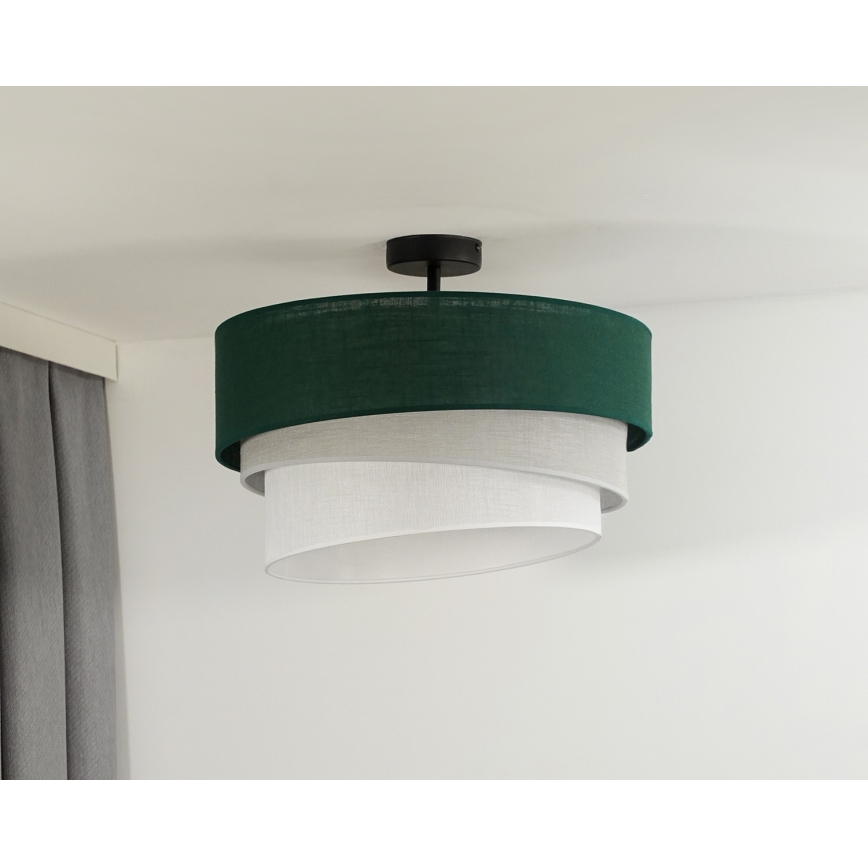 Duolla - Surface-mounted chandelier TRIO 1xE27/15W/230V d. 45 cm green/grey/white