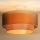 Duolla - Surface-mounted chandelier WOOD BOHO 1xE27/15W/230V d. 45 cm copper/beige