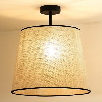 Duolla - Surface-mounted chandelier YUTE 1xE27/15W/230V d. 38 cm grey/black