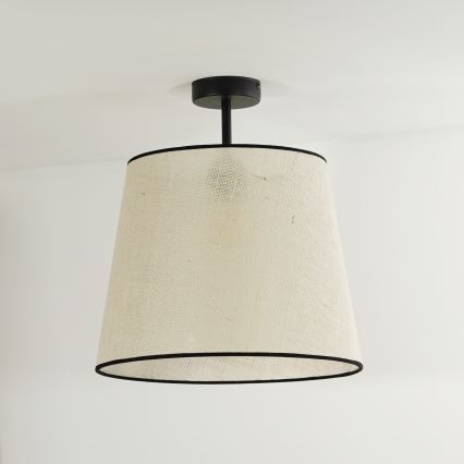 Duolla - Surface-mounted chandelier YUTE 1xE27/15W/230V d. 38 cm grey/black