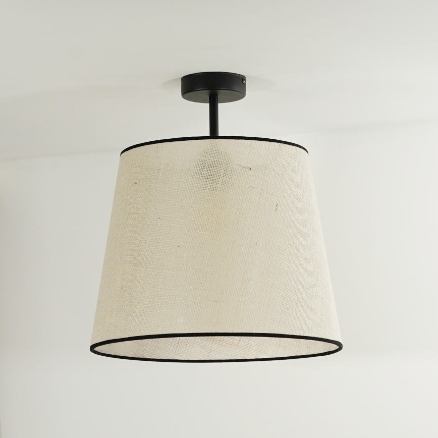 Duolla - Surface-mounted chandelier YUTE 1xE27/15W/230V d. 38 cm grey/black