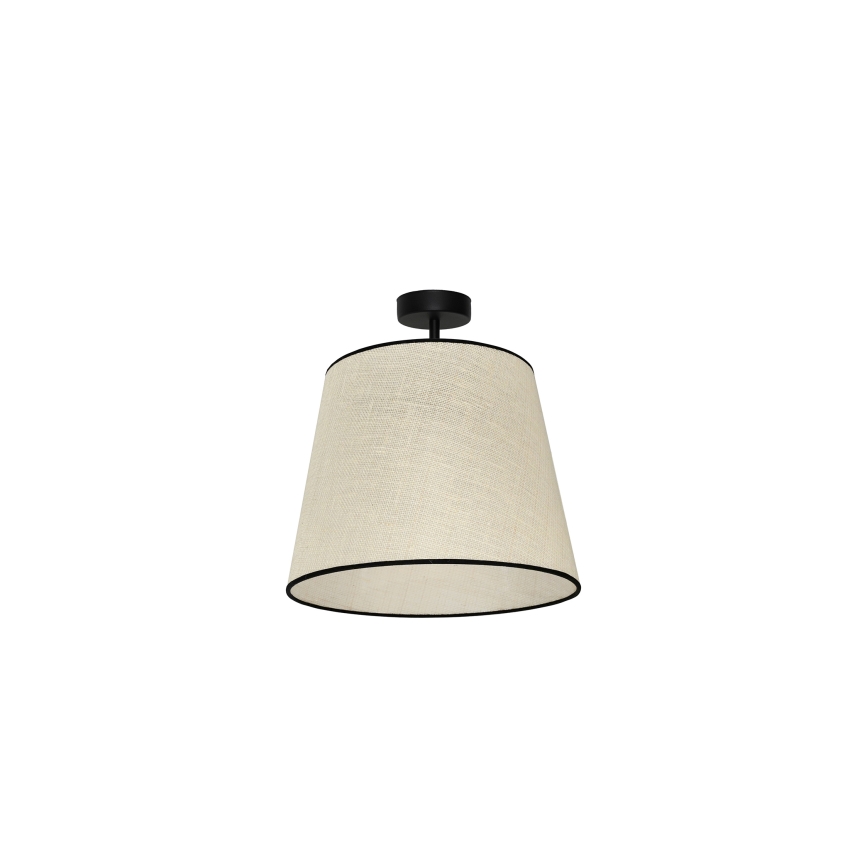 Duolla - Surface-mounted chandelier YUTE 1xE27/15W/230V d. 38 cm grey/black