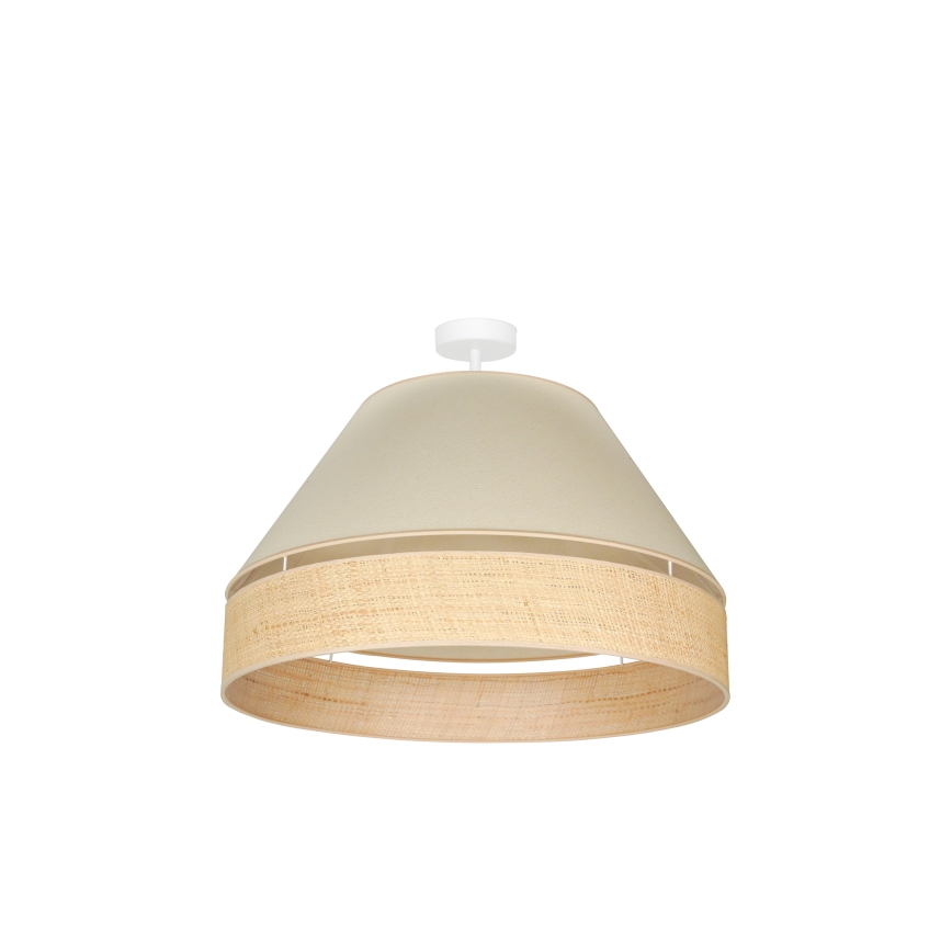 Duolla - Surface-mounted chandelier YUTE AVIGNON 1xE27/15W/230V d. 60 cm creamy/beige