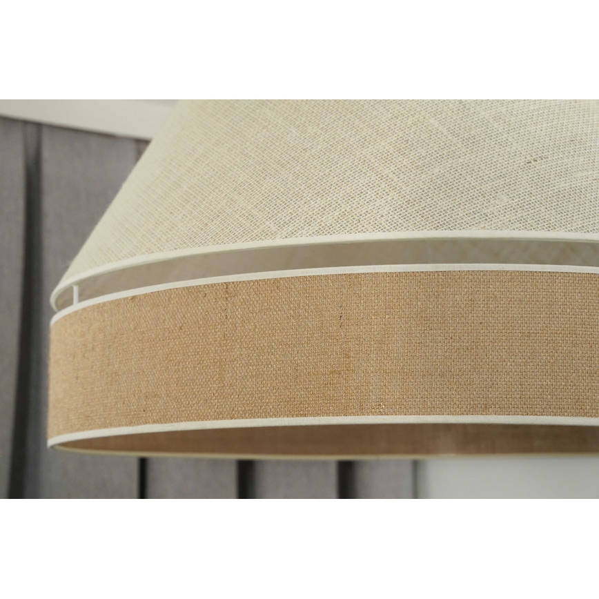 Duolla - Surface-mounted chandelier YUTE AVIGNON 1xE27/15W/230V d. 60 cm grey/brown