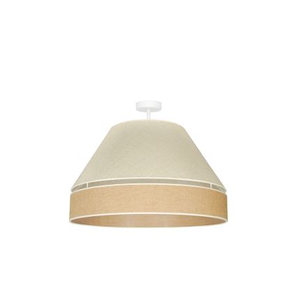 Duolla - Surface-mounted chandelier YUTE AVIGNON 1xE27/15W/230V d. 60 cm grey/brown