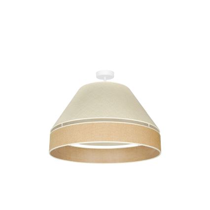 Duolla - Surface-mounted chandelier YUTE AVIGNON 1xE27/15W/230V d. 60 cm grey/brown