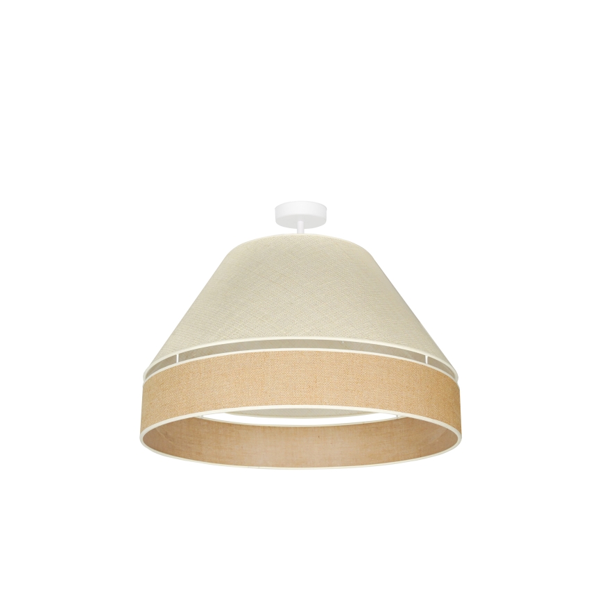 Duolla - Surface-mounted chandelier YUTE AVIGNON 1xE27/15W/230V d. 60 cm grey/brown