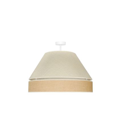 Duolla - Surface-mounted chandelier YUTE AVIGNON 1xE27/15W/230V d. 60 cm grey/brown