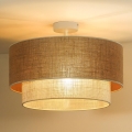 Duolla - Surface-mounted chandelier YUTE BOHO 1xE27/15W/230V d. 45 cm brown/creamy