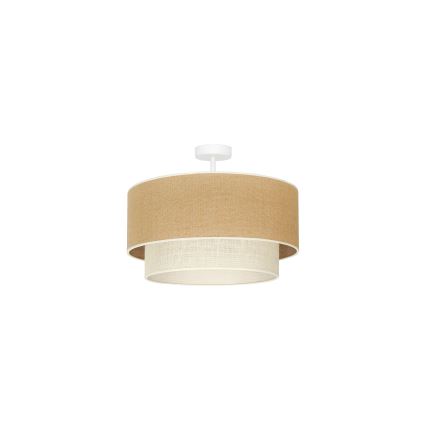 Duolla - Surface-mounted chandelier YUTE BOHO 1xE27/15W/230V d. 45 cm brown/creamy