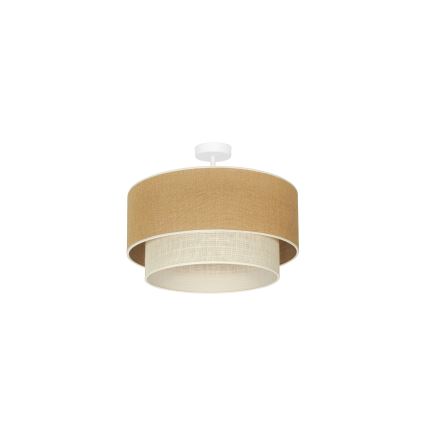 Duolla - Surface-mounted chandelier YUTE BOHO 1xE27/15W/230V d. 45 cm brown/creamy