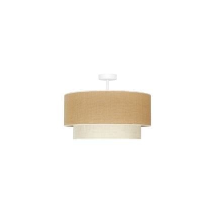 Duolla - Surface-mounted chandelier YUTE BOHO 1xE27/15W/230V d. 45 cm brown/creamy