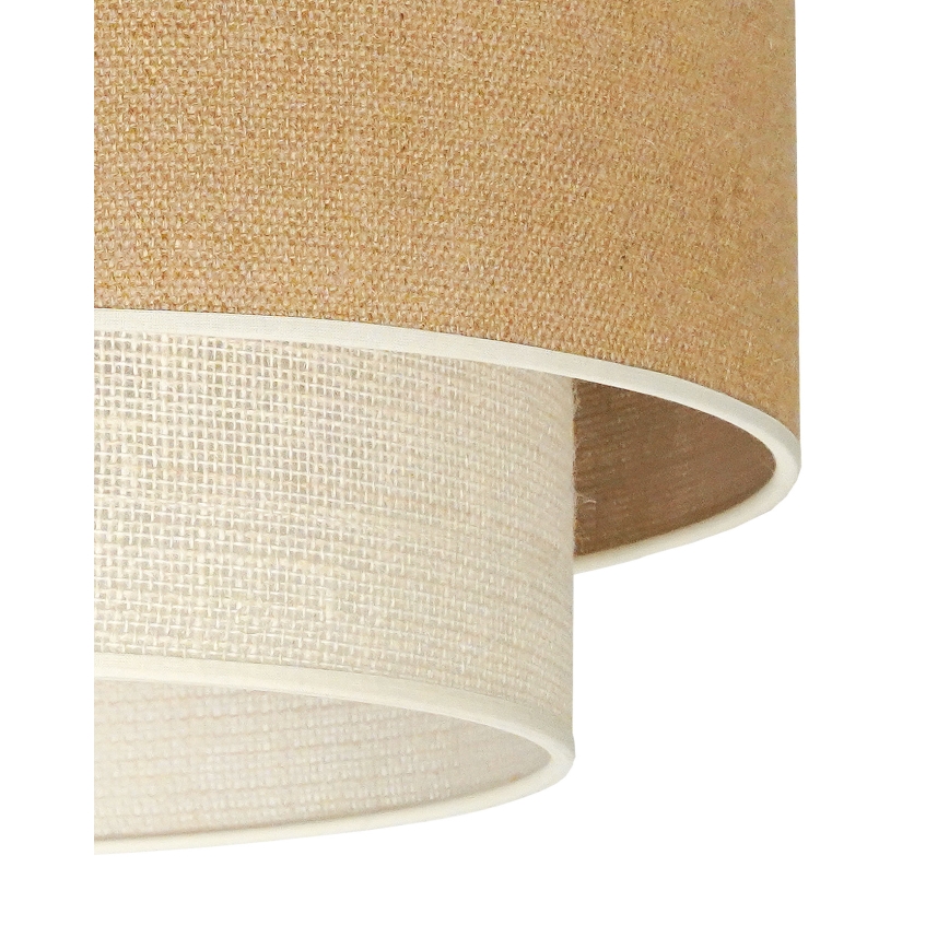 Duolla - Surface-mounted chandelier YUTE BOHO 1xE27/15W/230V d. 45 cm brown/creamy