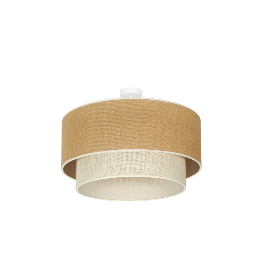 Duolla - Surface-mounted chandelier YUTE BOHO 3xE27/15W/230V d. 60 cm brown/creamy
