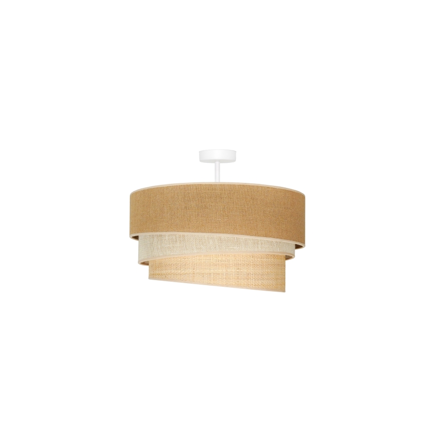 Duolla - Surface-mounted chandelier YUTE TRIO 1xE27/15W/230V d. 45 cm brown/grey/beige