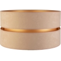 Duolla - Universal lampshade DUO E27 d. 40 cm beige/gold
