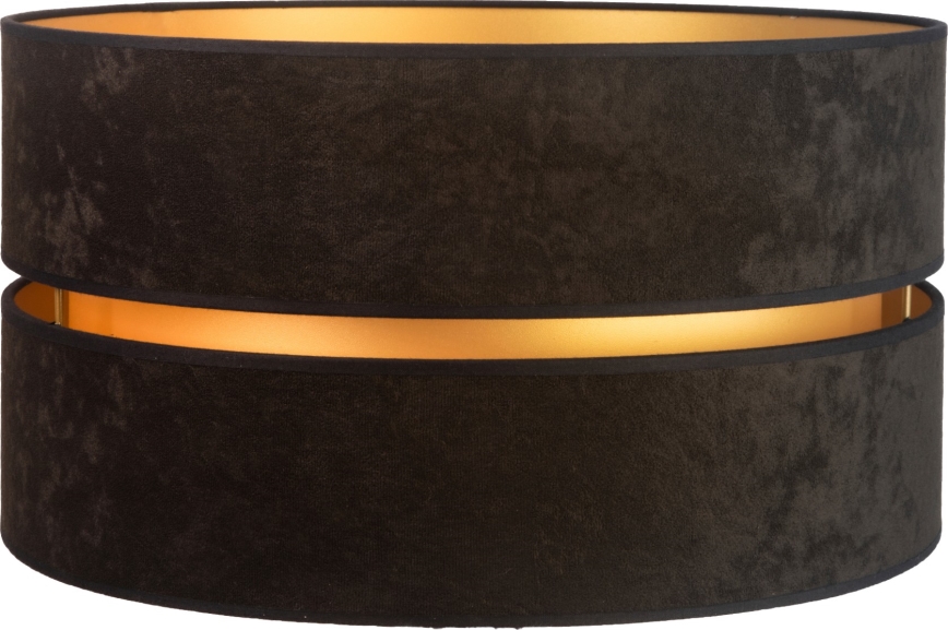 Duolla - Universal lampshade DUO E27 d. 40 cm black/gold