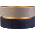 Duolla - Universal lampshade DUO E27 d. 40 cm grey/blue/gold