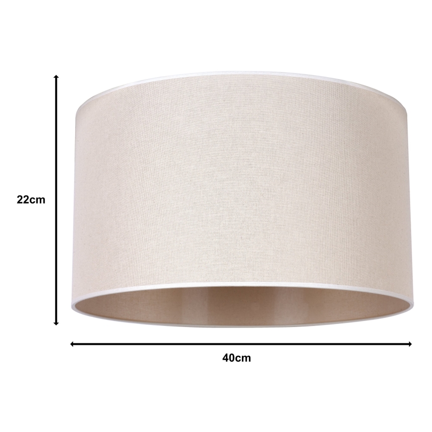 Duolla - Universal lampshade ROLLER E27 d. 40 cm beige