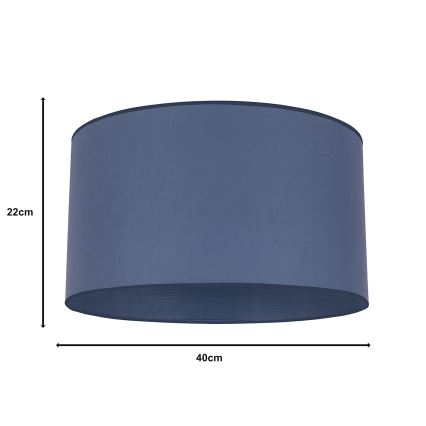 Duolla - Universal lampshade ROLLER E27 d. 40 cm blue