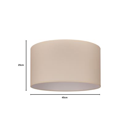 Duolla - Universal lampshade ROLLER E27 d. 45 cm beige