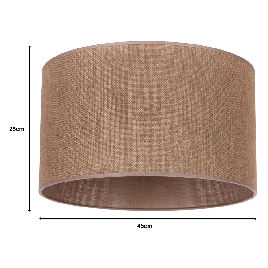 Duolla - Universal lampshade ROLLER E27 d. 50 cm brown