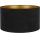 Duolla - Universal lampshade VELVET E27 d. 35 cm black/gold