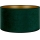 Duolla - Universal lampshade VELVET E27 d. 35 cm green/gold