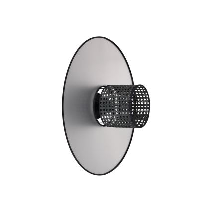 Duolla - Wall light TOKYO RATTAN 1xE27/15W/230V d. 50 cm silver/black