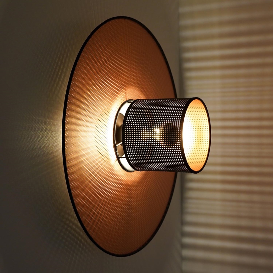Duolla - Wall light TOKYO SHINY 1xE27/15W/230V d. 50 cm copper/black