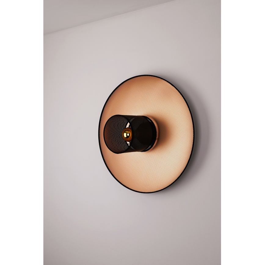 Duolla - Wall light TOKYO SHINY 1xE27/15W/230V d. 50 cm copper/black