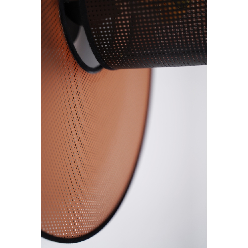 Duolla - Wall light TOKYO SHINY 1xE27/15W/230V d. 50 cm copper/black