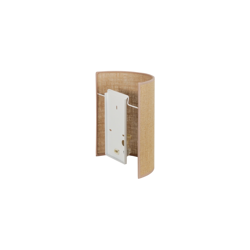Duolla - Wall light YUTE 1xE27/15W/230V d. 20 cm brown