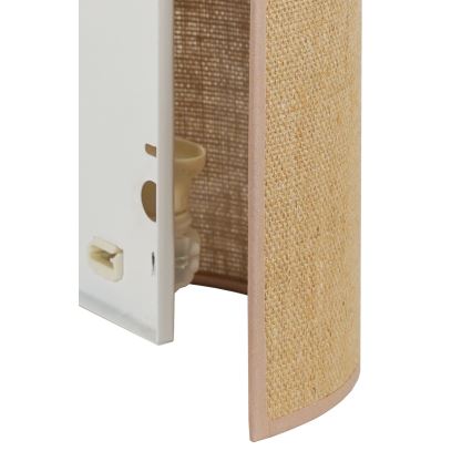 Duolla - Wall light YUTE 1xE27/15W/230V d. 20 cm brown