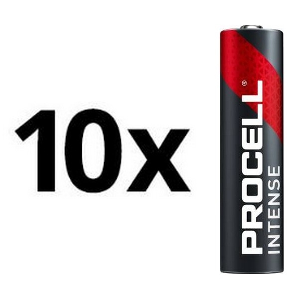 Duracell - 10 pcs Alkaline battery Procell Intense LR03/AAA 1,5V 1465 mAh