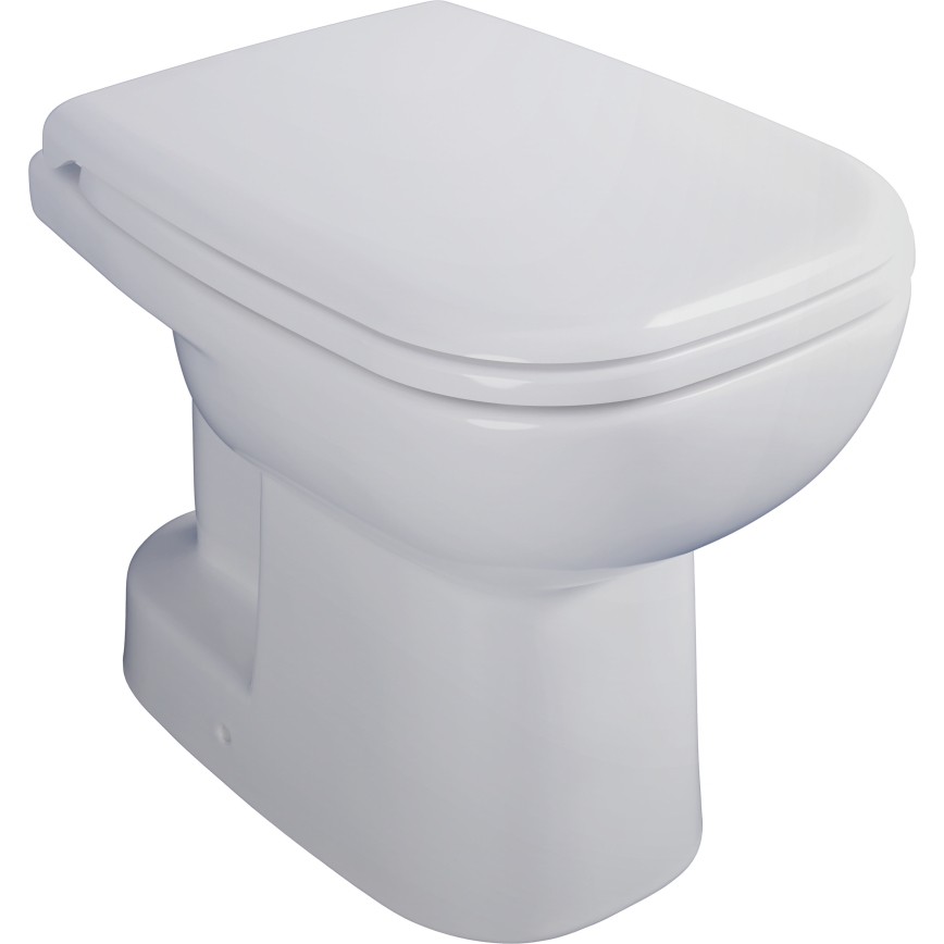 Duravit 21100100002 - D-CODE Floor-standing Toilet, Ceramic, Gloss White