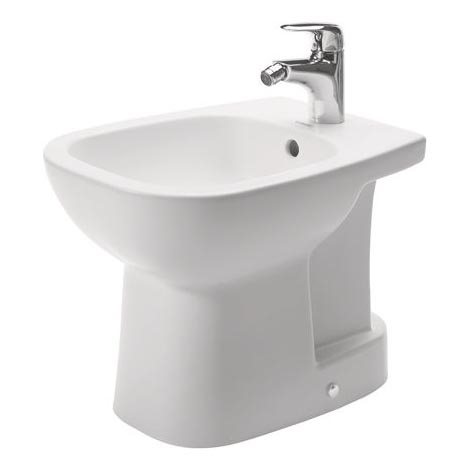 Duravit 22371000002 - D-CODE Floor-standing Bidet 35.5 x 52.5 cm, ceramic/glossy white