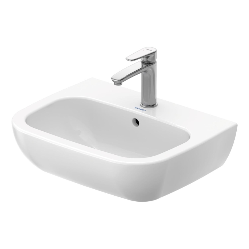 Duravit 23105500002 - D-CODE wall-hung washbasin 55x43 cm ceramic/glossy white