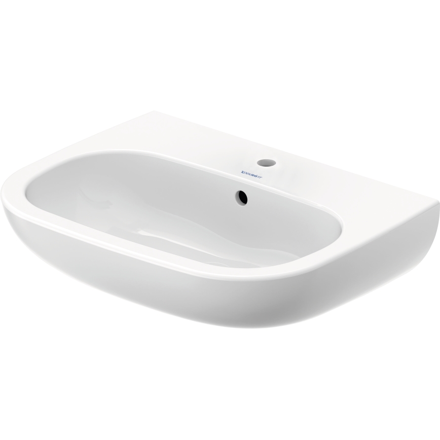 Duravit 23106000002 - Wall-hung basin D-CODE 60x46 cm ceramic/glossy white