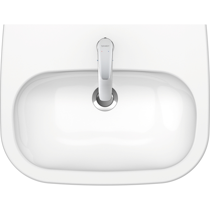 Duravit 23106000002 - Wall-hung basin D-CODE 60x46 cm ceramic/glossy white