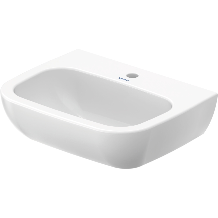 Duravit 23115500002 - D-CODE Wall-hung Washbasin 55 x 43 cm, Ceramic / Glossy White