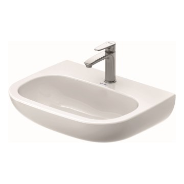 Duravit 23116000002 - Wall-hung washbasin D-CODE 60x46 cm ceramic/glossy white
