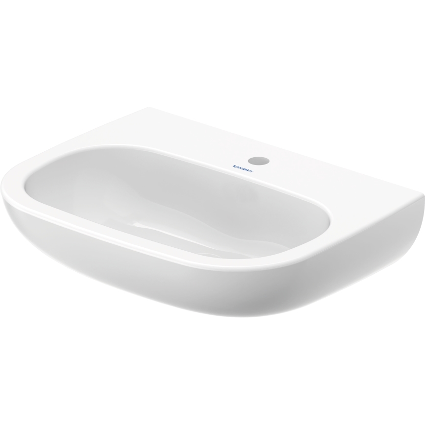 Duravit 23116000002 - Wall-hung washbasin D-CODE 60x46 cm ceramic/glossy white