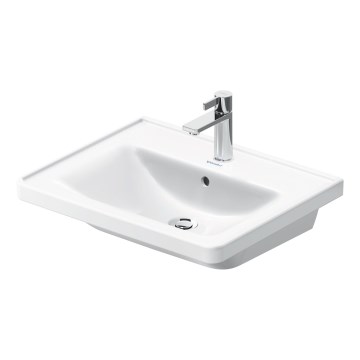 Duravit 2367600000 - D-NEO wall-hung basin 60 x 48 cm, ceramic/glossy white