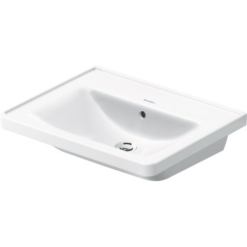 Duravit 2367600060 - D-NEO wall-hung basin 60 x 48 cm ceramic / glossy white
