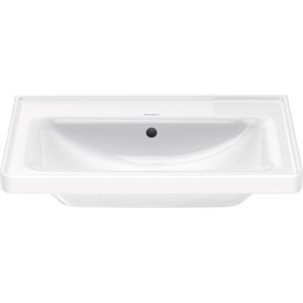 Duravit 2367650060 - Wall-hung washbasin D-NEO 65x48 cm ceramic/glossy white