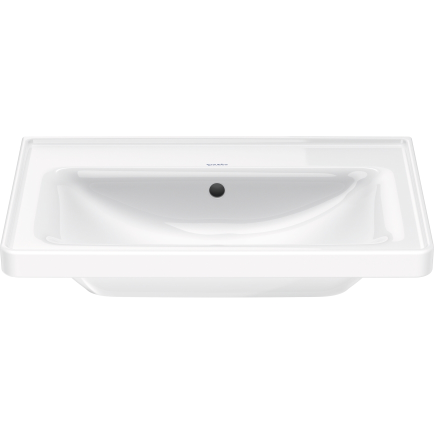 Duravit 2367650060 - Wall-hung washbasin D-NEO 65x48 cm ceramic/glossy white