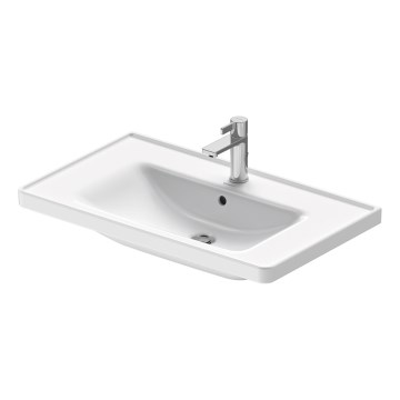 Duravit 2367800000 - Wall-hung washbasin D-NEO 80x48 cm ceramic/glossy white